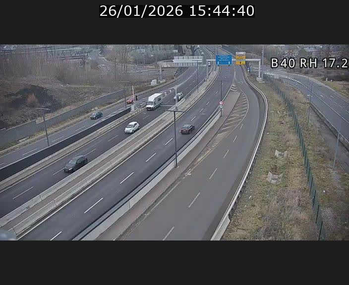 <h2>Webcam sur le contournement d'Esch Belval à hauteur de la sortie Université de Luxembourg. Vue orientée vers Luxembourg</h2>