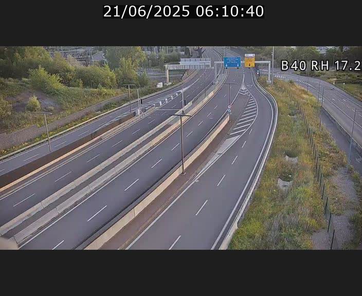<h2>Webcam sur le contournement d'Esch Belval à hauteur de la sortie Université de Luxembourg. Vue orientée vers Luxembourg</h2>