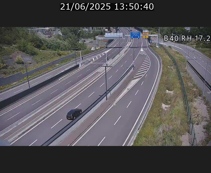 <h2>Webcam sur le contournement d'Esch Belval à hauteur de la sortie Université de Luxembourg. Vue orientée vers Luxembourg</h2>