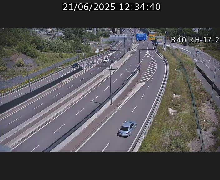<h2>Webcam sur le contournement d'Esch Belval à hauteur de la sortie Université de Luxembourg. Vue orientée vers Luxembourg</h2>