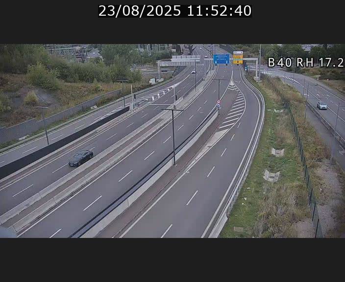 <h2>Webcam sur le contournement d'Esch Belval à hauteur de la sortie Université de Luxembourg. Vue orientée vers Luxembourg</h2>
