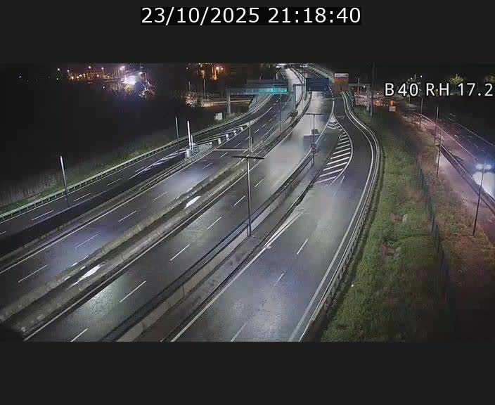 Webcam sur le contournement d'Esch Belval à hauteur de la sortie Université de Luxembourg. Vue orientée vers Luxembourg