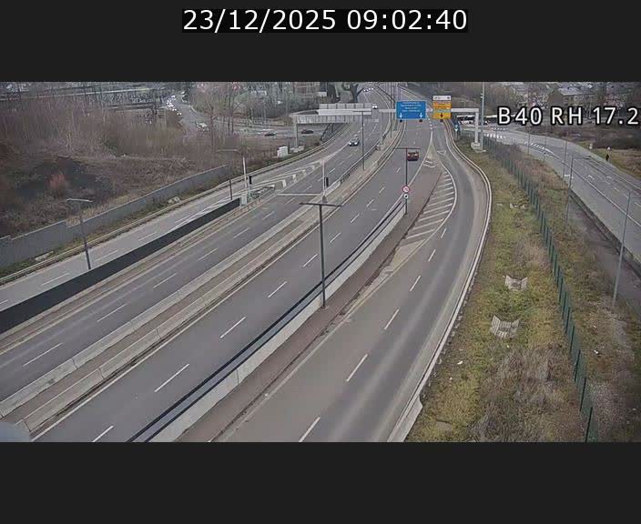 <h2>Webcam sur le contournement d'Esch Belval à hauteur de la sortie Université de Luxembourg. Vue orientée vers Luxembourg</h2>