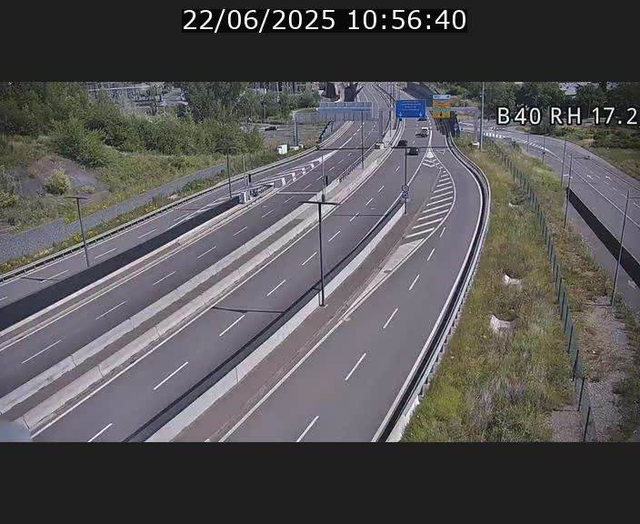 <h2>Webcam sur le contournement d'Esch Belval à hauteur de la sortie Université de Luxembourg. Vue orientée vers Luxembourg</h2>