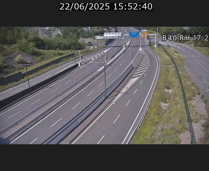 <h2>Webcam sur le contournement d'Esch Belval à hauteur de la sortie Université de Luxembourg. Vue orientée vers Luxembourg</h2>