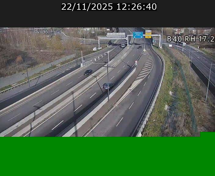 <h2>Webcam sur le contournement d'Esch Belval à hauteur de la sortie Université de Luxembourg. Vue orientée vers Luxembourg</h2>