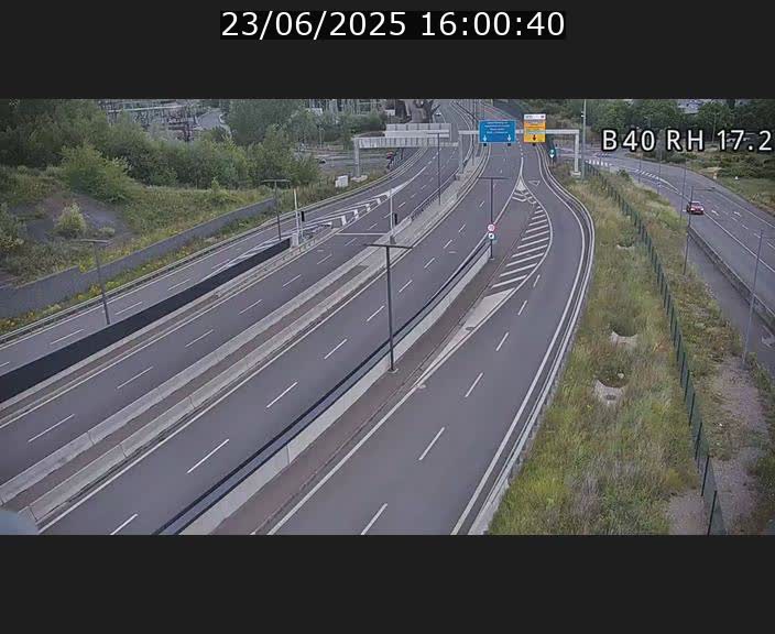 <h2>Webcam sur le contournement d'Esch Belval à hauteur de la sortie Université de Luxembourg. Vue orientée vers Luxembourg</h2>