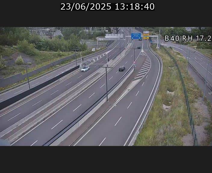 <h2>Webcam sur le contournement d'Esch Belval à hauteur de la sortie Université de Luxembourg. Vue orientée vers Luxembourg</h2>