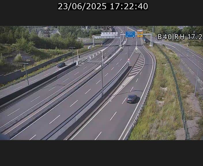 <h2>Webcam sur le contournement d'Esch Belval à hauteur de la sortie Université de Luxembourg. Vue orientée vers Luxembourg</h2>