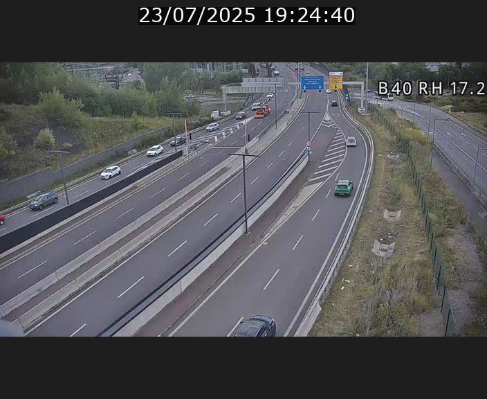 <h2>Webcam sur le contournement d'Esch Belval à hauteur de la sortie Université de Luxembourg. Vue orientée vers Luxembourg</h2>