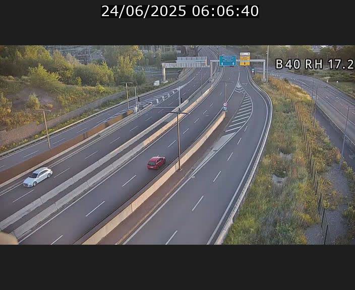<h2>Webcam sur le contournement d'Esch Belval à hauteur de la sortie Université de Luxembourg. Vue orientée vers Luxembourg</h2>