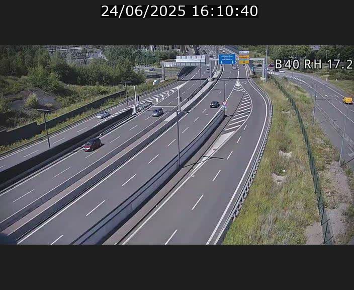 <h2>Webcam sur le contournement d'Esch Belval à hauteur de la sortie Université de Luxembourg. Vue orientée vers Luxembourg</h2>