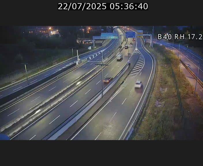 <h2>Webcam sur le contournement d'Esch Belval à hauteur de la sortie Université de Luxembourg. Vue orientée vers Luxembourg</h2>