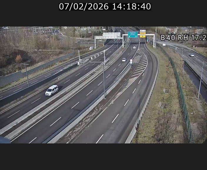 <h2>Webcam sur le contournement d'Esch Belval à hauteur de la sortie Université de Luxembourg. Vue orientée vers Luxembourg</h2>