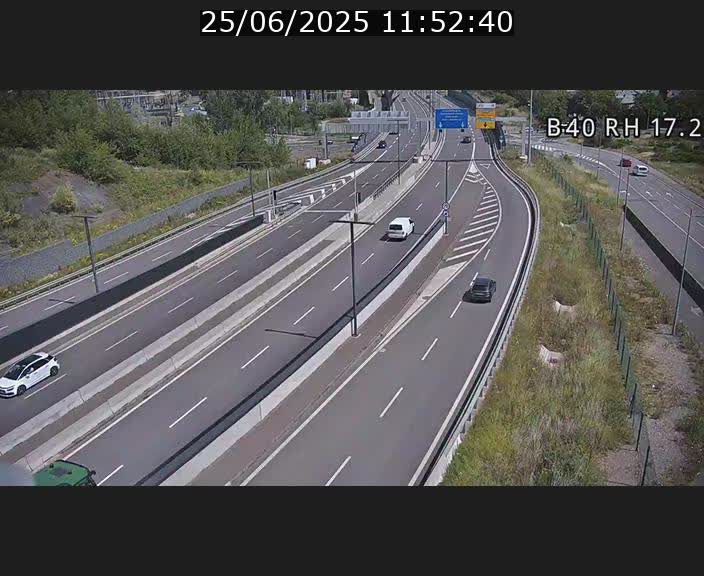 <h2>Webcam sur le contournement d'Esch Belval à hauteur de la sortie Université de Luxembourg. Vue orientée vers Luxembourg</h2>