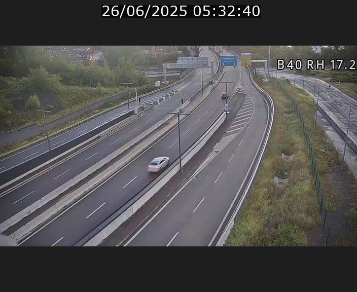<h2>Webcam sur le contournement d'Esch Belval à hauteur de la sortie Université de Luxembourg. Vue orientée vers Luxembourg</h2>