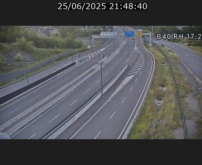 <h2>Webcam sur le contournement d'Esch Belval à hauteur de la sortie Université de Luxembourg. Vue orientée vers Luxembourg</h2>