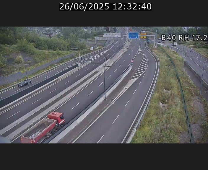 <h2>Webcam sur le contournement d'Esch Belval à hauteur de la sortie Université de Luxembourg. Vue orientée vers Luxembourg</h2>