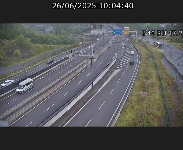<h2>Webcam sur le contournement d'Esch Belval à hauteur de la sortie Université de Luxembourg. Vue orientée vers Luxembourg</h2>