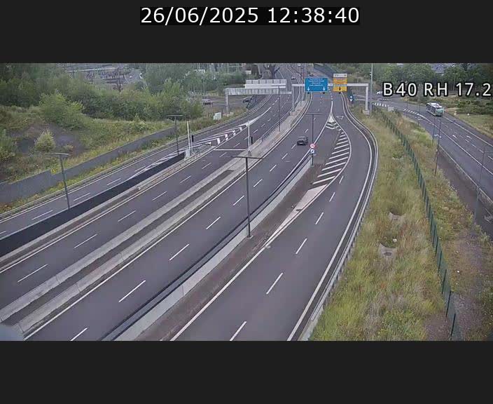 <h2>Webcam sur le contournement d'Esch Belval à hauteur de la sortie Université de Luxembourg. Vue orientée vers Luxembourg</h2>