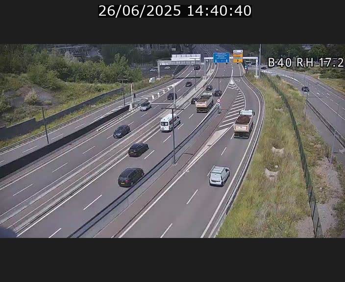 <h2>Webcam sur le contournement d'Esch Belval à hauteur de la sortie Université de Luxembourg. Vue orientée vers Luxembourg</h2>