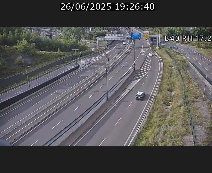 <h2>Webcam sur le contournement d'Esch Belval à hauteur de la sortie Université de Luxembourg. Vue orientée vers Luxembourg</h2>
