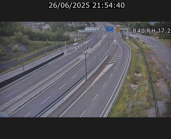 <h2>Webcam sur le contournement d'Esch Belval à hauteur de la sortie Université de Luxembourg. Vue orientée vers Luxembourg</h2>