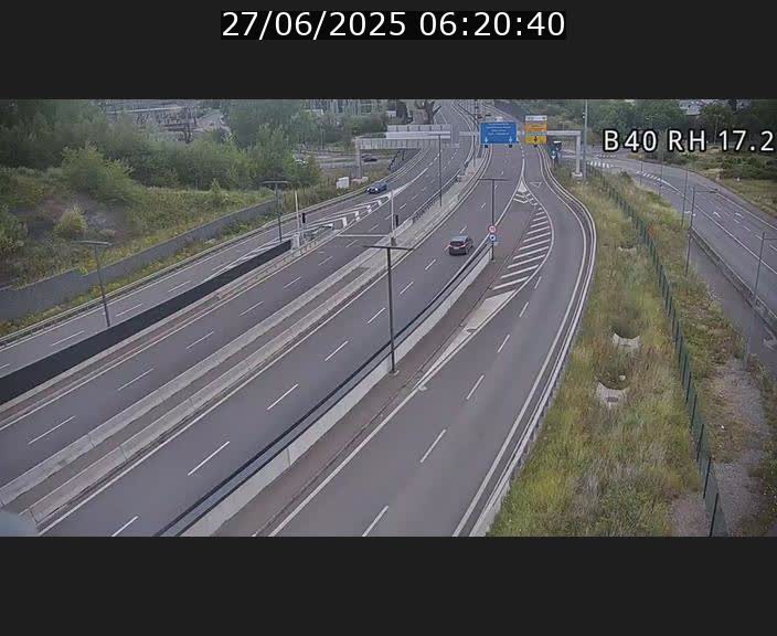 <h2>Webcam sur le contournement d'Esch Belval à hauteur de la sortie Université de Luxembourg. Vue orientée vers Luxembourg</h2>