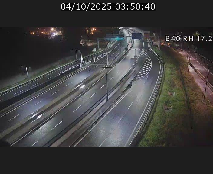Webcam sur le contournement d'Esch Belval à hauteur de la sortie Université de Luxembourg. Vue orientée vers Luxembourg