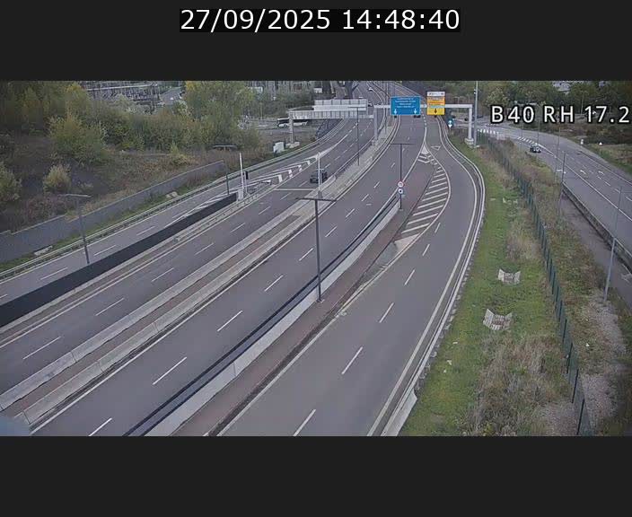 <h2>Webcam sur le contournement d'Esch Belval à hauteur de la sortie Université de Luxembourg. Vue orientée vers Luxembourg</h2>