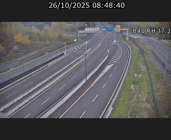 <h2>Webcam sur le contournement d'Esch Belval à hauteur de la sortie Université de Luxembourg. Vue orientée vers Luxembourg</h2>