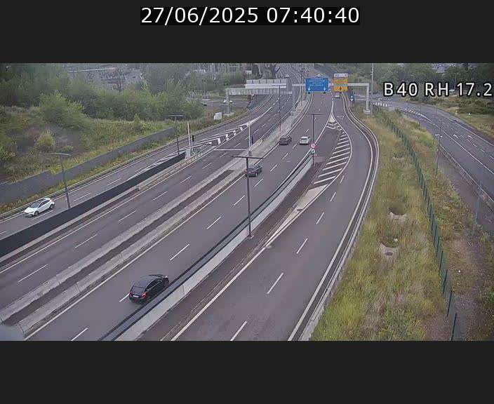<h2>Webcam sur le contournement d'Esch Belval à hauteur de la sortie Université de Luxembourg. Vue orientée vers Luxembourg</h2>