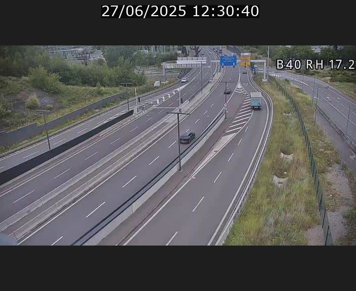 <h2>Webcam sur le contournement d'Esch Belval à hauteur de la sortie Université de Luxembourg. Vue orientée vers Luxembourg</h2>