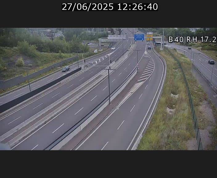<h2>Webcam sur le contournement d'Esch Belval à hauteur de la sortie Université de Luxembourg. Vue orientée vers Luxembourg</h2>