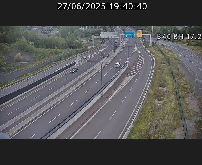 <h2>Webcam sur le contournement d'Esch Belval à hauteur de la sortie Université de Luxembourg. Vue orientée vers Luxembourg</h2>