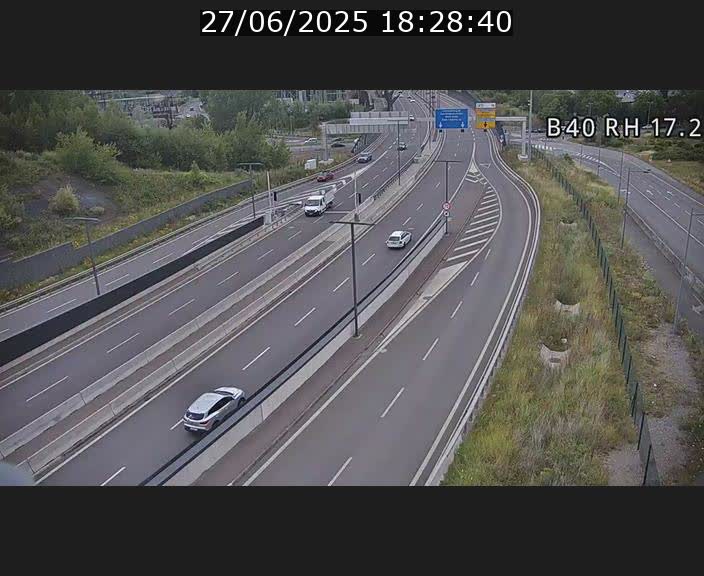 <h2>Webcam sur le contournement d'Esch Belval à hauteur de la sortie Université de Luxembourg. Vue orientée vers Luxembourg</h2>
