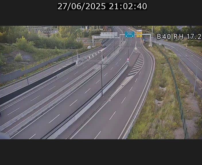 <h2>Webcam sur le contournement d'Esch Belval à hauteur de la sortie Université de Luxembourg. Vue orientée vers Luxembourg</h2>