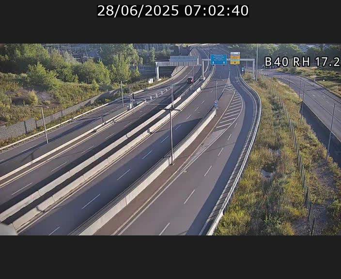 <h2>Webcam sur le contournement d'Esch Belval à hauteur de la sortie Université de Luxembourg. Vue orientée vers Luxembourg</h2>