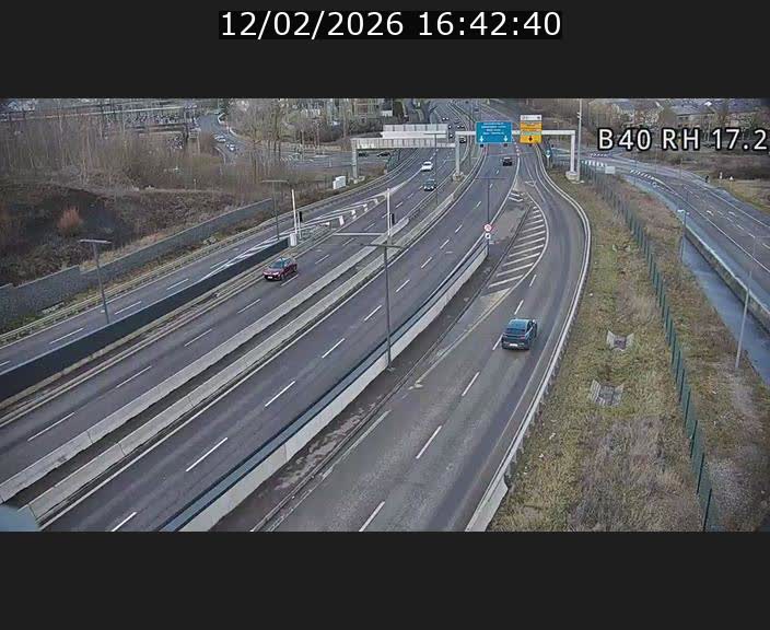 <h2>Webcam sur le contournement d'Esch Belval à hauteur de la sortie Université de Luxembourg. Vue orientée vers Luxembourg</h2>