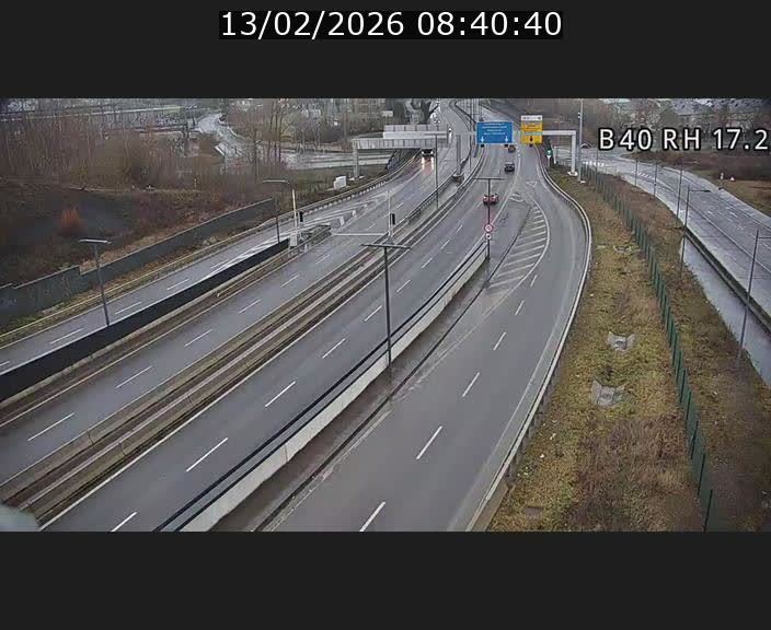 <h2>Webcam sur le contournement d'Esch Belval à hauteur de la sortie Université de Luxembourg. Vue orientée vers Luxembourg</h2>