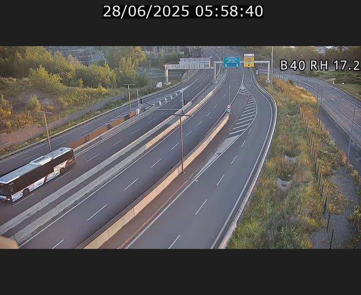 <h2>Webcam sur le contournement d'Esch Belval à hauteur de la sortie Université de Luxembourg. Vue orientée vers Luxembourg</h2>