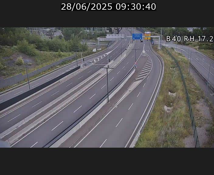 <h2>Webcam sur le contournement d'Esch Belval à hauteur de la sortie Université de Luxembourg. Vue orientée vers Luxembourg</h2>