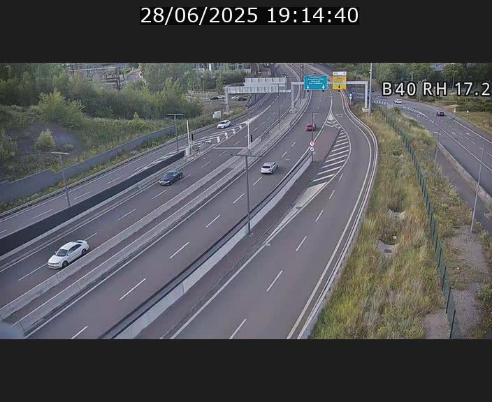 <h2>Webcam sur le contournement d'Esch Belval à hauteur de la sortie Université de Luxembourg. Vue orientée vers Luxembourg</h2>