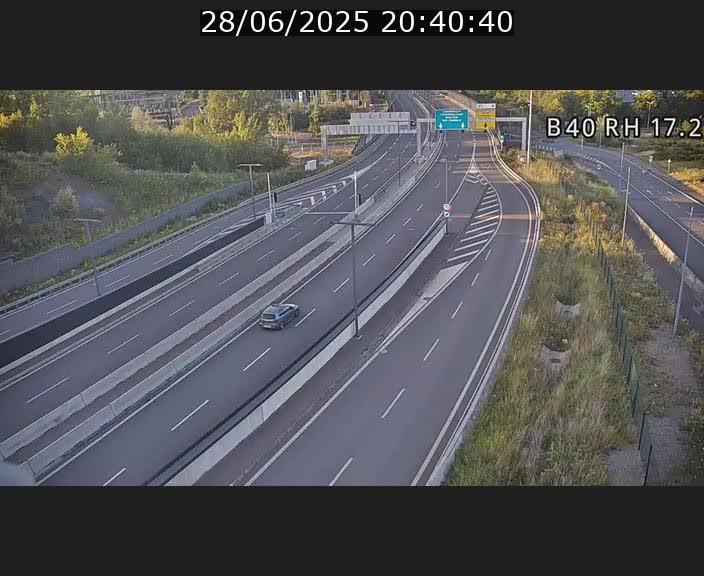<h2>Webcam sur le contournement d'Esch Belval à hauteur de la sortie Université de Luxembourg. Vue orientée vers Luxembourg</h2>