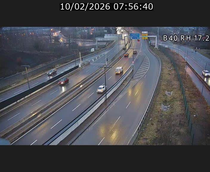 <h2>Webcam sur le contournement d'Esch Belval à hauteur de la sortie Université de Luxembourg. Vue orientée vers Luxembourg</h2>