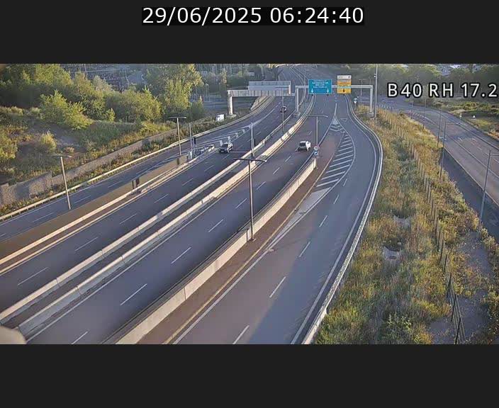 <h2>Webcam sur le contournement d'Esch Belval à hauteur de la sortie Université de Luxembourg. Vue orientée vers Luxembourg</h2>