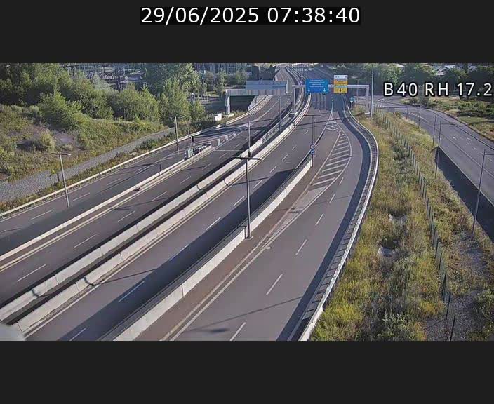 <h2>Webcam sur le contournement d'Esch Belval à hauteur de la sortie Université de Luxembourg. Vue orientée vers Luxembourg</h2>