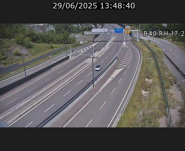 <h2>Webcam sur le contournement d'Esch Belval à hauteur de la sortie Université de Luxembourg. Vue orientée vers Luxembourg</h2>