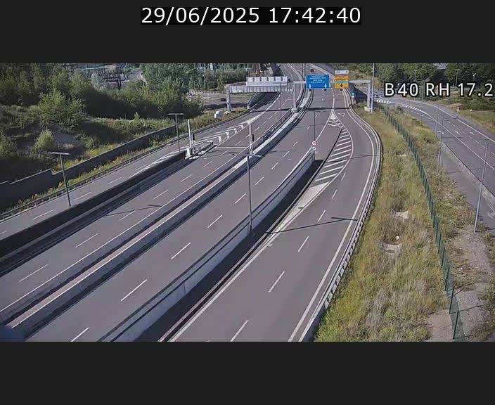 <h2>Webcam sur le contournement d'Esch Belval à hauteur de la sortie Université de Luxembourg. Vue orientée vers Luxembourg</h2>