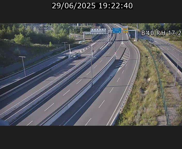 <h2>Webcam sur le contournement d'Esch Belval à hauteur de la sortie Université de Luxembourg. Vue orientée vers Luxembourg</h2>